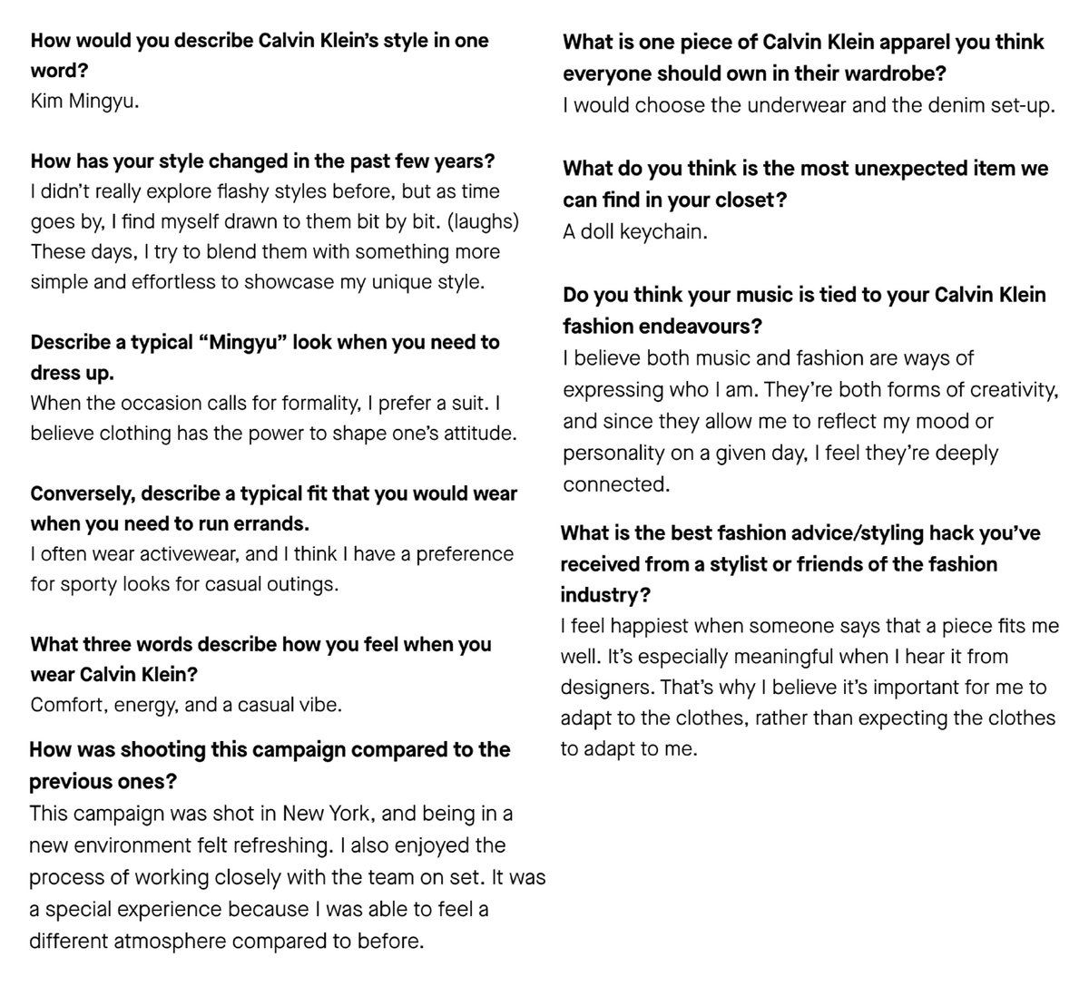 MINGYU FOR MENSFOLIO (EXCLUSIVE INTERVIEW) #민규 

MINGYU FOR CALVIN KLEIN FALL 2025
#MINGYUxCalvinKlein #민규_캘빈클라인
<a href="/CalvinKlein/">calvinklein</a> <a href="/pledis_17/">세븐틴(SEVENTEEN)</a>