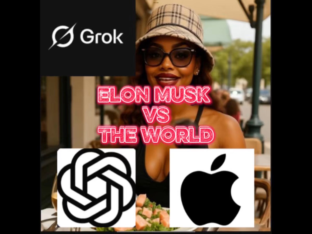 selahkela's tweet image. 🧋 Elon Musk vs. The World: His company xAI just sued Apple + OpenAI. From ex-founder drama to chatbot scandals, this might be Silicon Valley’s messiest breakup yet.

Full #TechTea clip 🎥👇
#ElonMusk #xAI #Apple #OpenAI #ChatGPT #TechNews #AI