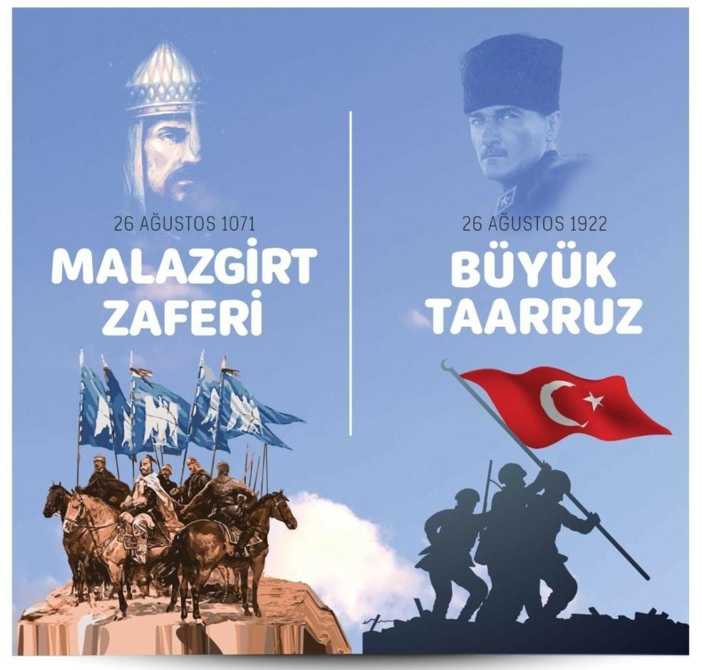 Anahtar Parti Van (@anahtarpartivan) on Twitter photo “26 Ağustos 1071 Malazgirt Zaferi, Sultan Alparslan’ın önderliğinde kazanılan bu büyük destan, Anadolu’nun kapılarını milletimize açtı. Şehitlerimizi rahmetle, Sultan Alparslan ve kahraman ecdadımızı minnetle anıyoruz.”
#Malazgirt
#AnahtarParti
<a href="/osmantanritanir/">Osman Tanrıtanır</a> “26 Ağustos 1071 Malazgirt Zaferi, Sultan Alparslan’ın önderliğinde kazanılan bu büyük destan, Anadolu’nun kapılarını milletimize açtı. Şehitlerimizi rahmetle, Sultan Alparslan ve kahraman ecdadımızı minnetle anıyoruz.”
#Malazgirt
#AnahtarParti
<a href="/osmantanritanir/">Osman Tanrıtanır</a>