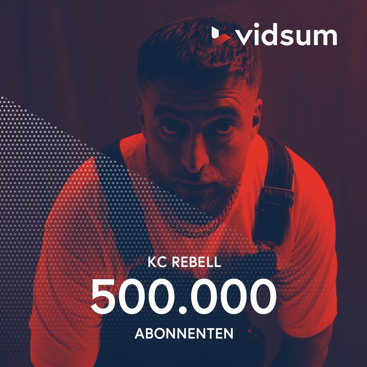 Gratulation an <a href="/KCRebell45/">KC Rebell</a> der mit seinem Channel ytb.li/KCRebell die 500.000 Abonnenten geknackt hat 🚀