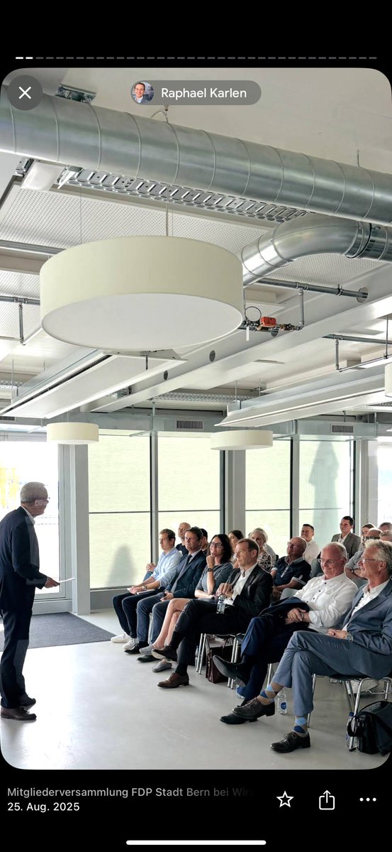Simone_Richner's tweet image. Bern braucht Wohnungen – doch es wird kaum gebaut 🏙️
Gestern am Podium der FDP mit Jeton Tolaj, René Zahnd und Lorenz Held wurde klar:
⏳ Verfahren dauern zu lange
📑 Auflagen blockieren Projekte
💸 Planungssicherheit fehlt

Bern muss schneller, einfacher, unbürokratischer bauen.
