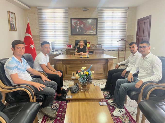 “Gençlik Kolları Başkanı Kaymakamı Ziyaret Etti”