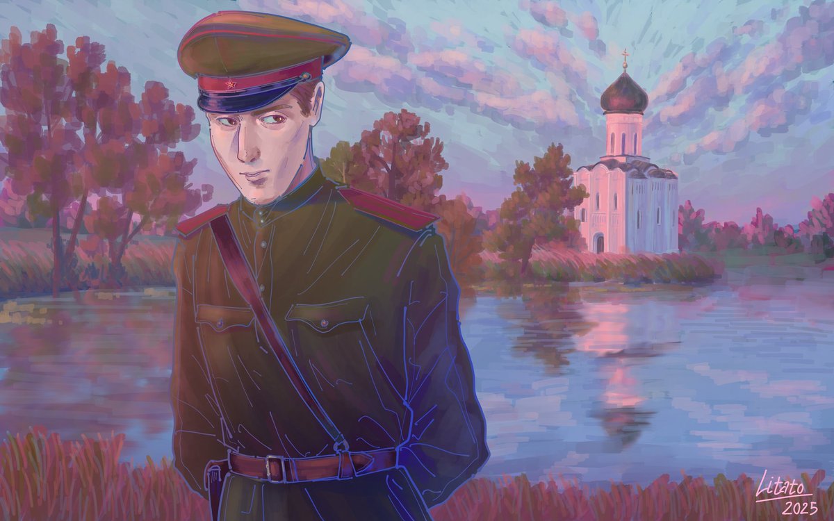 It's rlly relaxing painting these kinds of landscapes