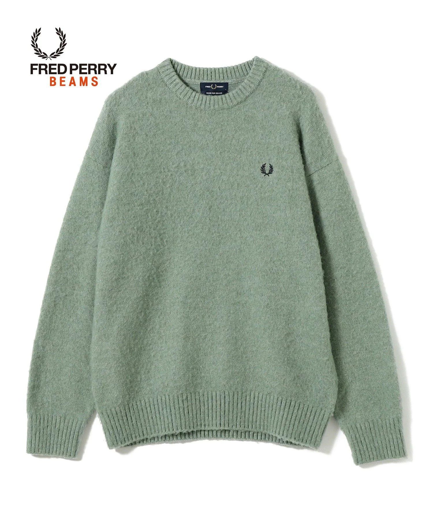 Fred Perry beams ケーブルニット ホワイト 新品タグ付き FRED PERRY（フレッドペリー）の「FRED PERRY × BEAMS / 別注