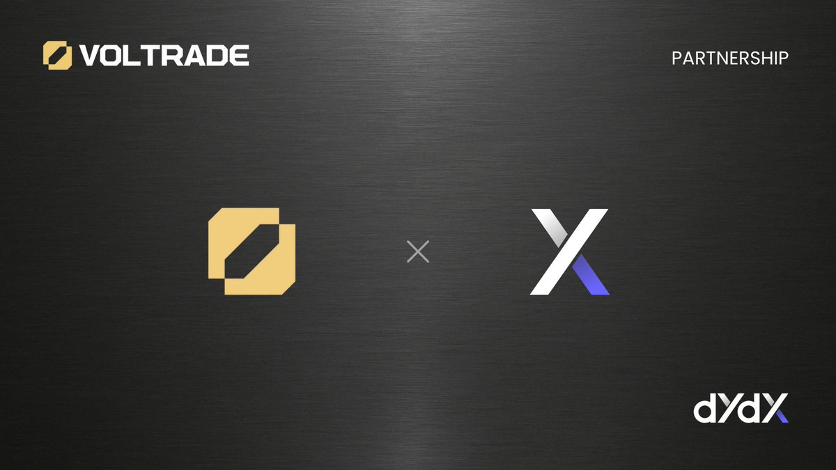 Voltrade.xyz (@voltrade_xyz) on Twitter photo Voltrade partners with <a href="/dYdX/">dYdX</a> to run Gamified Perp Trading Competitions 🔥
Join our $5K USDC volume trading competition for ETH-USD perps on dYdX. Compete from Sep 2-16, climb the leaderboard, and win $50 daily lottery prizes!
Sign up now: voltrade.xyz/trading_compet…
Full details: Voltrade partners with <a href="/dYdX/">dYdX</a> to run Gamified Perp Trading Competitions 🔥
Join our $5K USDC volume trading competition for ETH-USD perps on dYdX. Compete from Sep 2-16, climb the leaderboard, and win $50 daily lottery prizes!
Sign up now: voltrade.xyz/trading_compet…
Full details: