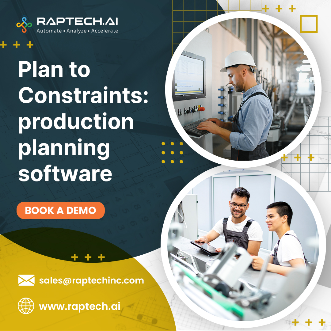 Raptech_AI's tweet image. Plans are only as good as their constraints. 

Finite-capacity scheduling reflects reality: labor, machines, setups. 3 moves: constraint calendars; setup-aware sequencing; promise dates tied to capacity. 

Demo: tinyurl.com/4uv7mfrm 

#FiniteCapacity #APS #ProductionScheduling