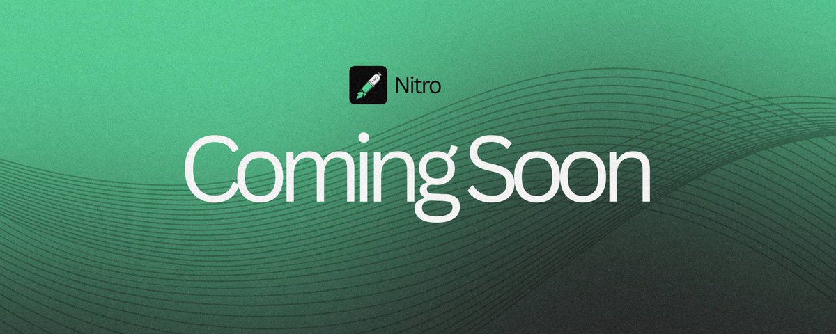 Coming Soon To Nitro

⚡️Copy Trading Feature

-No more trading solo
Mirror the best and copy their wins!