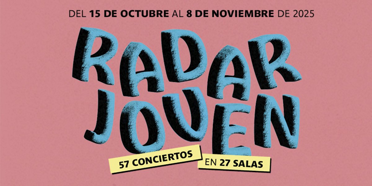 El ciclo madrileño Radar Joven volverá a escena este otoño con 57 conciertos en 27 salas 🎸 

A falta de conocer la programación completa, ya sabemos las primeras bandas en unirse a su edición de 2025: Alba Reche, Aiko El Grupo, joseluis, Kiliki, La Texana, Remei de Ca la Fresca,