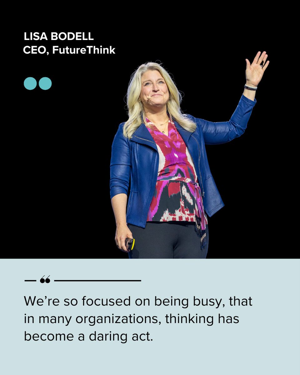 Lisa Bodell (@lisabodell) on Twitter photo In a world obsessed with busyness, thoughtful reflection has become a radical act. 
Take a moment to pause â your best ideas might just be waiting there. 
#WhySimpleWins #WorkSmart #Productivity In a world obsessed with busyness, thoughtful reflection has become a radical act. 
Take a moment to pause â your best ideas might just be waiting there. 
#WhySimpleWins #WorkSmart #Productivity