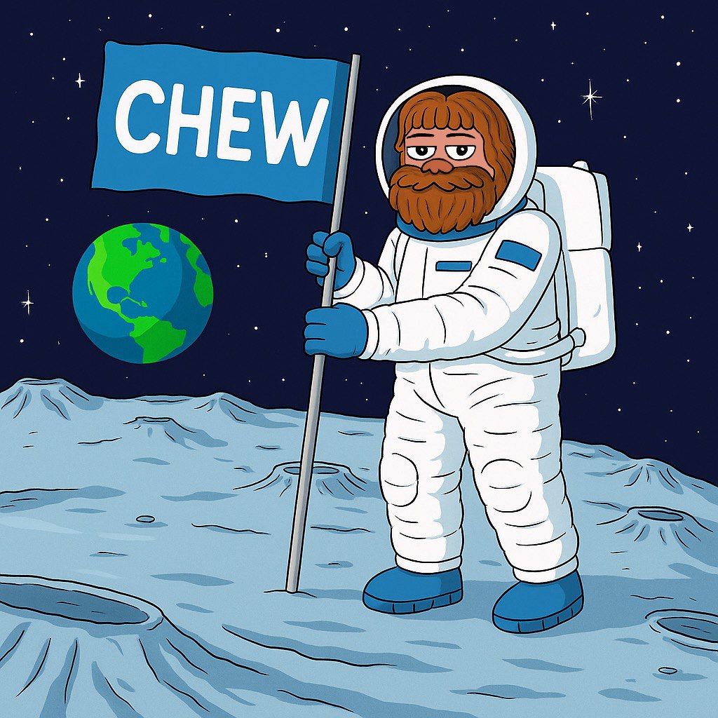 Chew turns patience into power calm on the surface, unstoppable on the charts. 

$CHEW