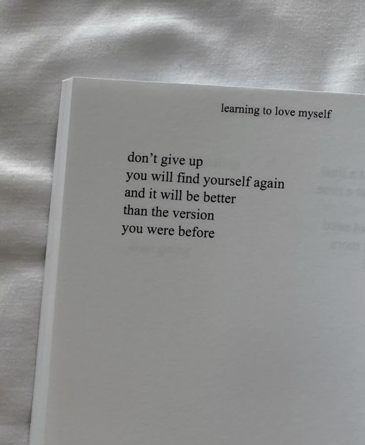 Don't give up