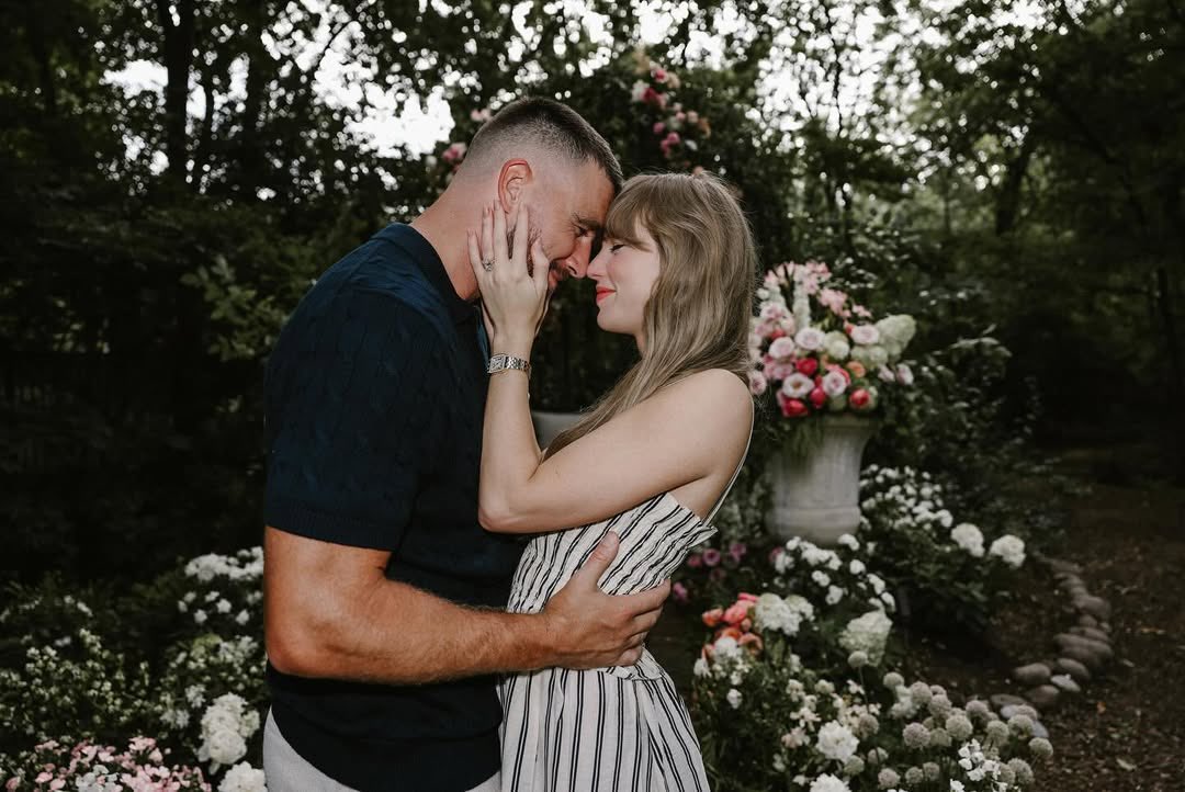 I believe in love again 
CONGRATULATIONS 
<a href="/taylorswift13/">Taylor Swift</a> <a href="/tkelce/">Travis Kelce</a> 
❤️💜💚🧡💛