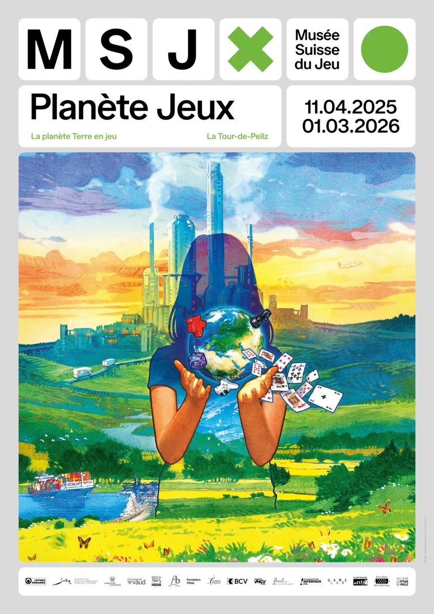 matajuegos_coop's tweet photo. ¡Atuel está siendo exhibido en el Museo de Juegos de Suiza como parte de la muestra, Planète Jeux! 🙌✨

Esta exhibición interactiva invita al publico a explorar la conexión entre el juego, la naturaleza y la crisis ambiental. 🌎🎮

https://t.co/8qoazGc993 https://t.co/oFMascRq1N
