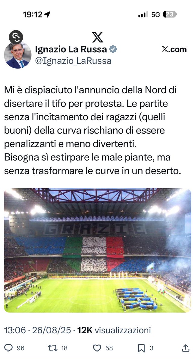 Pensavo esistesse un limite.