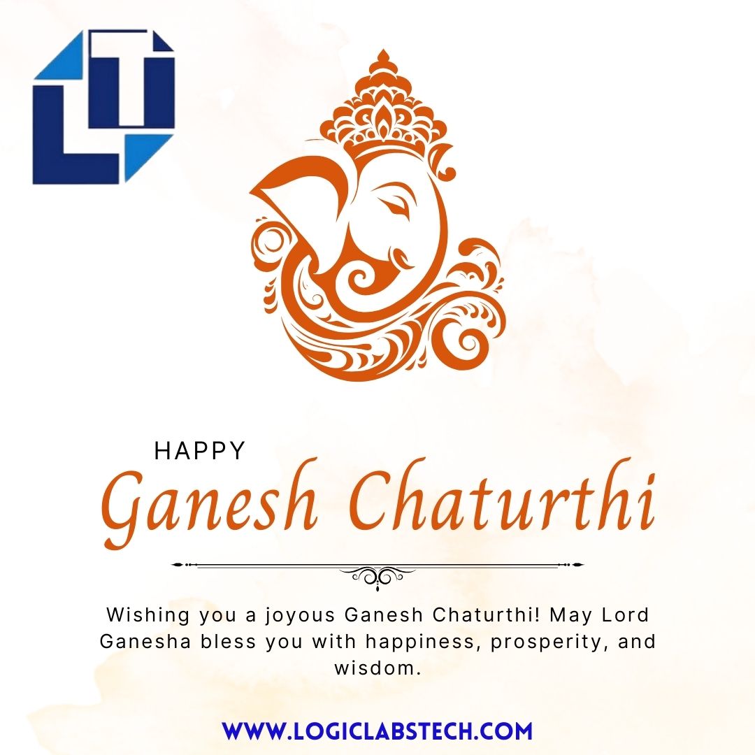 LogicLabsTech's tweet image. Wishing you a happy Ganesh Chaturthi filled with joy, peace and prosperity.