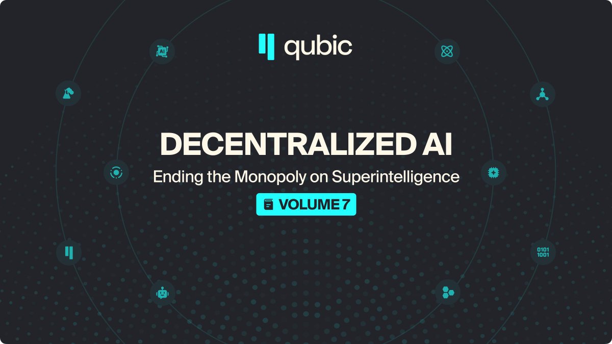 Qubic (@_qubic_) on Twitter photo The new Qubic Scientific Blog article by <a href="/danicellero/">Daniel Díez</a> discusses the topic of AI and decentralization.
What if decentralization isn't just a fad? What if it's the missing piece to making AI ethical, resilient, and truly innovative?
Read below⏬ The new Qubic Scientific Blog article by <a href="/danicellero/">Daniel Díez</a> discusses the topic of AI and decentralization.
What if decentralization isn't just a fad? What if it's the missing piece to making AI ethical, resilient, and truly innovative?
Read below⏬
