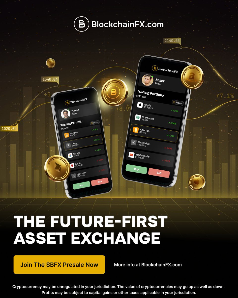 📱 All your assets. One exchange.

Smarter, faster, and built for the future.

Join the $BFX presale now at BlockchainFX.com

#BlockchainFX #BFX #Presale #Crypto