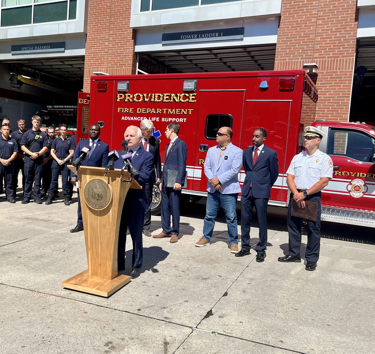 Senator Jack Reed (@senjackreed) on Twitter photo Shiny new additions to <a href="/PVDFireDept/">Providence Fire Department</a>! Our first responders deserve the best equipment available to serve the public & do their jobs safely and effectively. Proud to help deliver federal funds to make upgrades like this possible. Shiny new additions to <a href="/PVDFireDept/">Providence Fire Department</a>! Our first responders deserve the best equipment available to serve the public & do their jobs safely and effectively. Proud to help deliver federal funds to make upgrades like this possible.