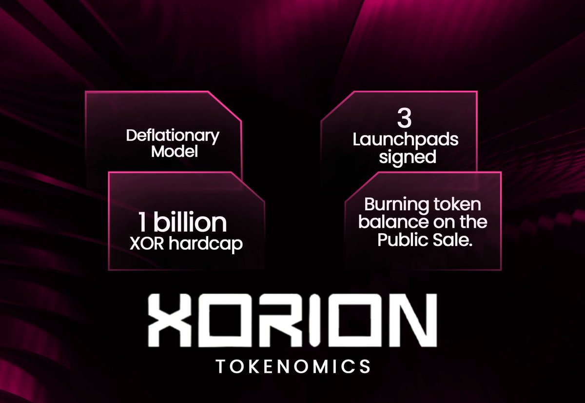 Xorion_Network's tweet image. 📢 Official Update

We are pleased to announce the release of our:
- Tokenomics
- IDO Participation Details
- Doxxed Core Team
- Countdown Timelines

All information is now live and transparently available on our GitBook.

🔗 xorion-chain.gitbook.io/xorion-chain-d… 

Join us, review the details,…