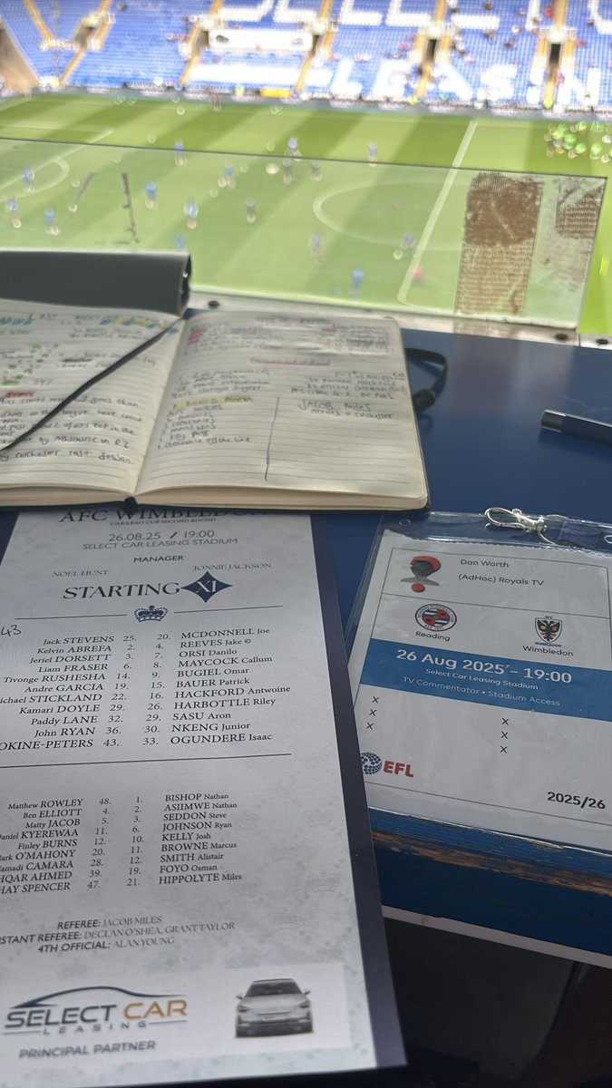 DannWorth's tweet photo. 11 changes for the Royals. 

#readingfc https://t.co/UBTqSalOpC