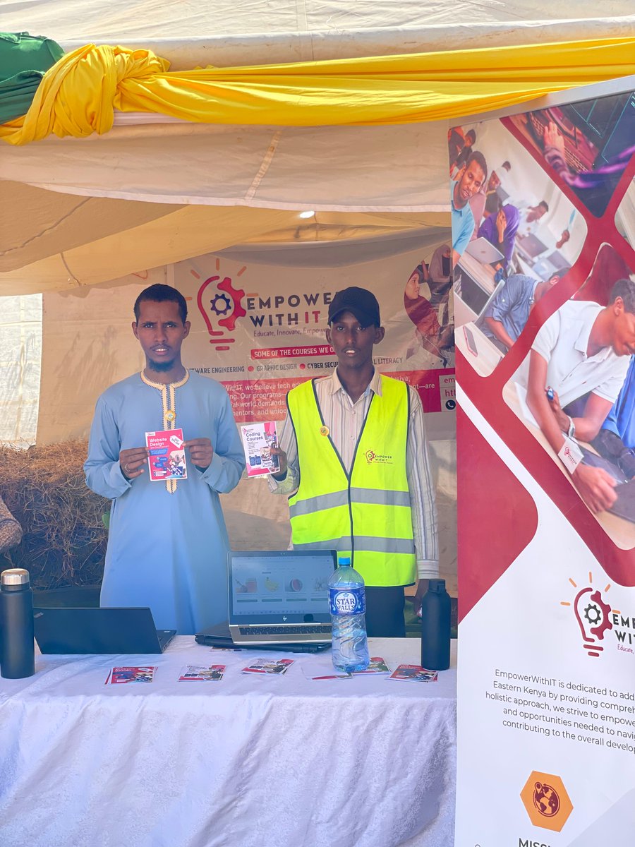 Proud to showcase our role in merging tech &amp; agriculture at the County Agricultural Exhibition with H.E. Governor Nathif Jama, CS Eng. Eric Mugaa Muuga &amp; PS Dr. Kipronoh Ronoh.

We’re equipping youth with digital skills &amp; helping farmers grow thro websites &amp; e-commerce solutions
