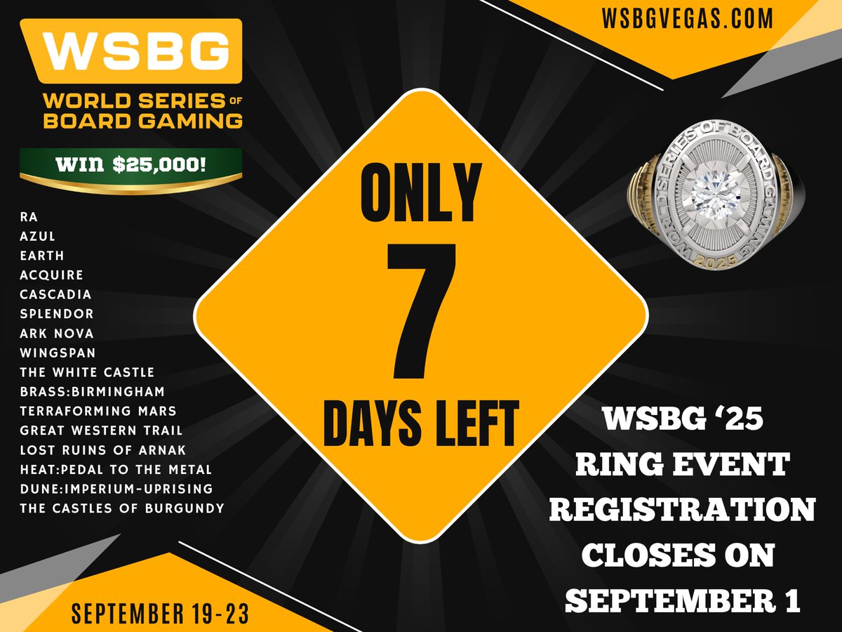 Reserve your seat today at wsbgvegas.com
