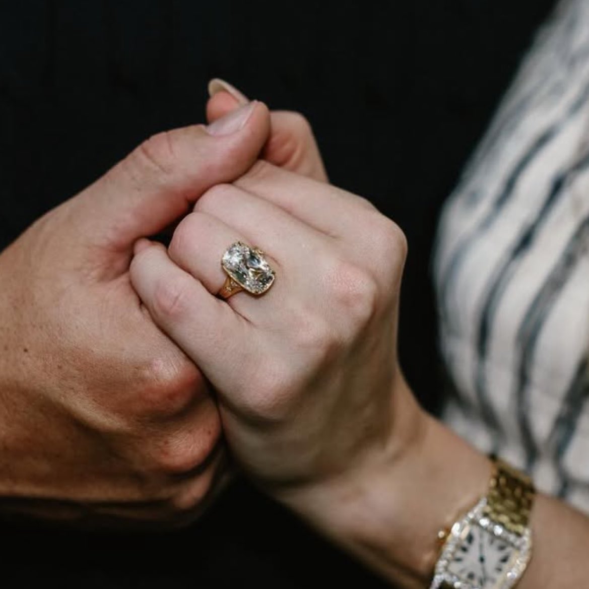 TAYLOR IS ENGAGED SHUT UP