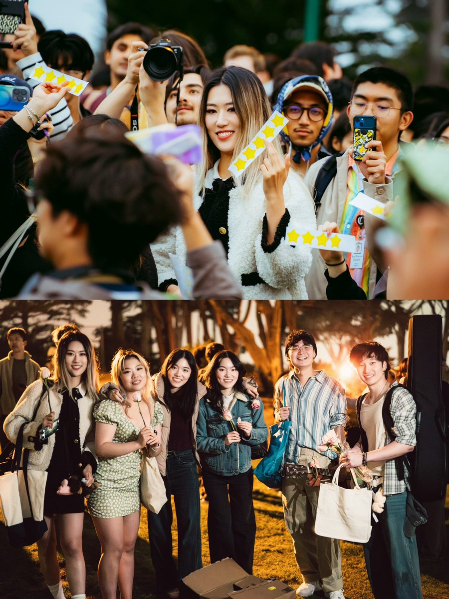 blaire_pang's tweet image. We hosted the first &amp;amp; largest performative male contest in SF, with 1000+ turnout, 2M+ online views, featuring performative.lol, the computer vision model + AI rater I built to rate your performity as the first AI judging round.

Huge love to our main sponsors for powering…