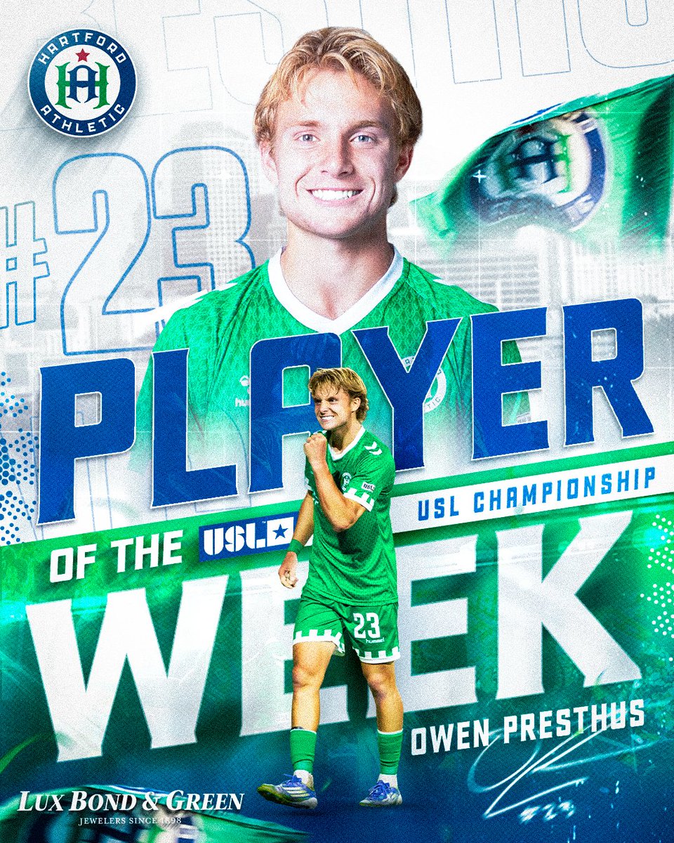 💎𝑷𝒍𝒂𝒚𝒆𝒓 𝒐𝒇 𝒕𝒉𝒆 𝑾𝒆𝒆𝒌💎

Owen Presthus' debut performance versus Rhode Island earns him top spot in the <a href="/USLChampionship/">USL Championship</a>  Team of the Week!

Presented by <a href="/LuxBondGreen/">Lux Bond & Green</a>