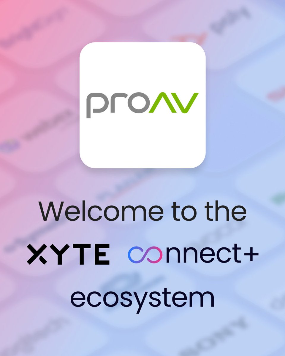We’re proud to welcome <a href="/proAVlimited/">proAV</a> to the Xyte Connect+ ecosystem! 

With 30+ years of experience, proAV can now bring even more value to customers through unified, cloud-powered device management.

Learn more: xyte.io/managed-servic…