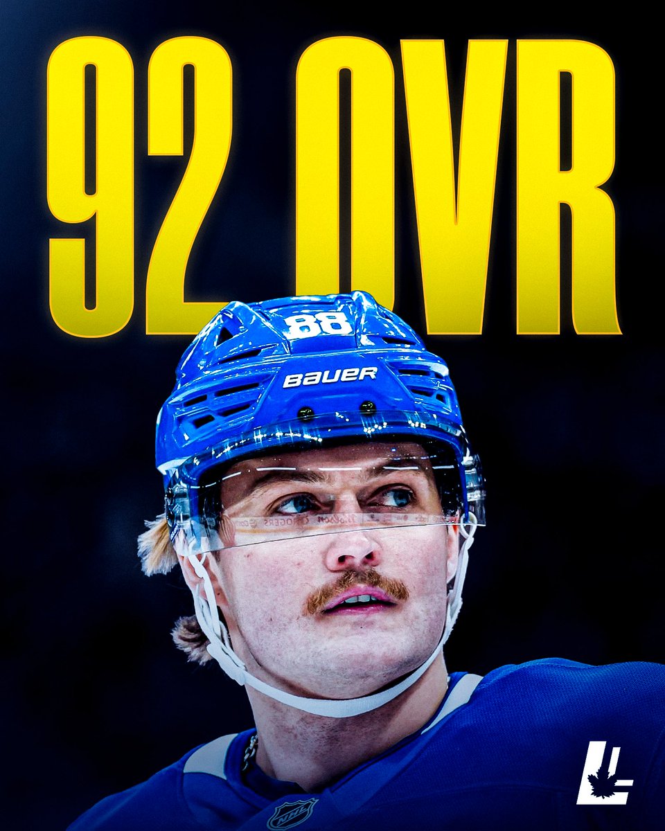 Leafslatest (@leafslatest) on Twitter photo 🇸🇪✨ Willy Styles has been given a 92 OVR in EA Sports NHL 26, ranking as the 5th-highest overall RW (tied in overall former teammate Mitch Marner).
Fair, or should it be higher? 💙🤔
— <a href="/EASPORTSNHL/">EA SPORTS NHL</a>
#leafsforever 🇸🇪✨ Willy Styles has been given a 92 OVR in EA Sports NHL 26, ranking as the 5th-highest overall RW (tied in overall former teammate Mitch Marner).
Fair, or should it be higher? 💙🤔
— <a href="/EASPORTSNHL/">EA SPORTS NHL</a>
#leafsforever