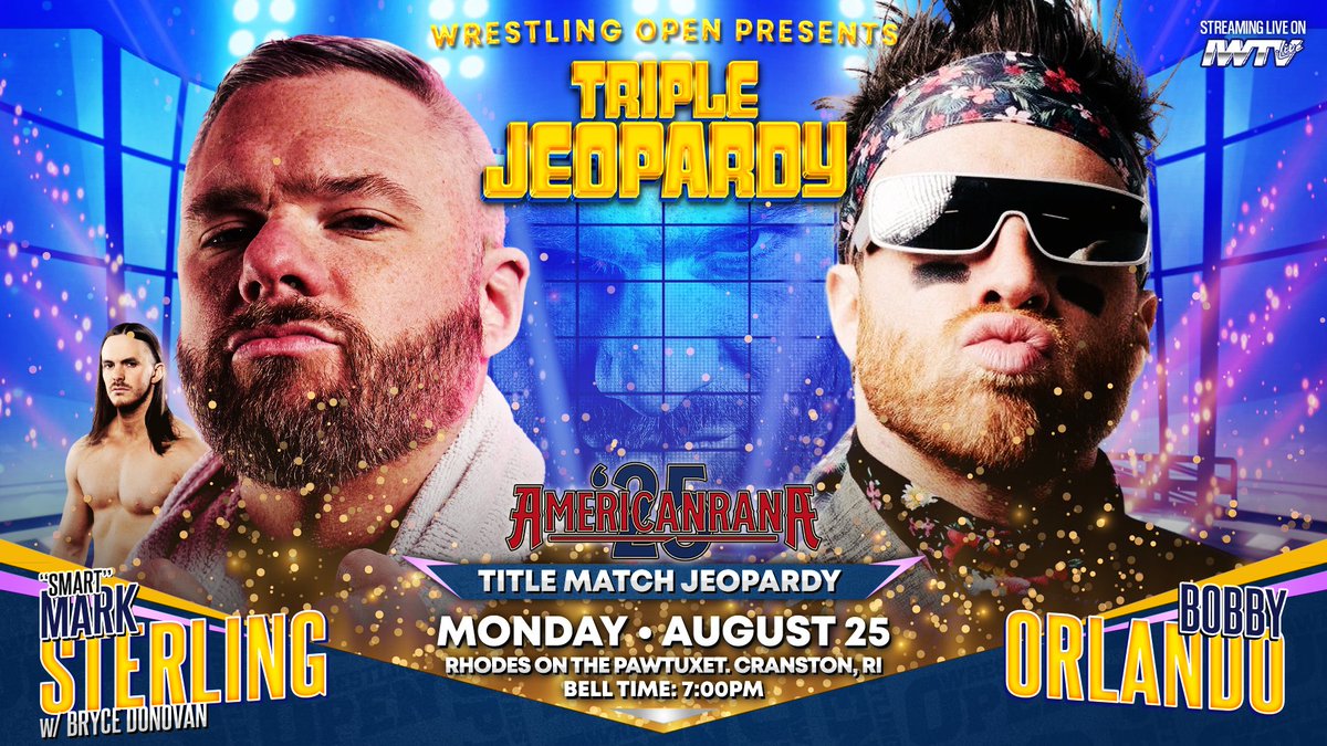 IWTV (@indiewrestling) on Twitter photo JUST ADDED
<a href="/WrestlingOpenRI/">Wrestling Open RI</a> Ep 21
<a href="/MarkSterlingEsq/">“Smart” Mark Sterling, Esq.</a> v <a href="/TheBobbyOrlando/">Bobby Orlando</a>
<a href="/TheOxxAdams/">Oxx Adams</a> v <a href="/LoveDoug_/">Love, Doug</a>
<a href="/justgal_/">it’s GAL</a> v <a href="/ChanThomasPro/">World Class Channing Thomas</a>
<a href="/liviyahpw/">LIVIYAH</a> v <a href="/davienne__/">Davienne</a>
<a href="/numberone_dojo/">Ichiban</a> <a href="/YoungGlory__/">Brando Lee</a> v <a href="/nickbattee/">The Focus- Nick Battee</a> <a href="/thespotlightJZ/">Jose Zamora</a>
<a href="/FancyRyanClancy/">“Fancy” Ryan Clancy | 「ファンシー」ライアン・クランシー</a> v <a href="/isThatVsK/">VsK</a>
& more!
independentwrestling.tv/player/Rw4AYN1… JUST ADDED
<a href="/WrestlingOpenRI/">Wrestling Open RI</a> Ep 21
<a href="/MarkSterlingEsq/">“Smart” Mark Sterling, Esq.</a> v <a href="/TheBobbyOrlando/">Bobby Orlando</a>
<a href="/TheOxxAdams/">Oxx Adams</a> v <a href="/LoveDoug_/">Love, Doug</a>
<a href="/justgal_/">it’s GAL</a> v <a href="/ChanThomasPro/">World Class Channing Thomas</a>
<a href="/liviyahpw/">LIVIYAH</a> v <a href="/davienne__/">Davienne</a>
<a href="/numberone_dojo/">Ichiban</a> <a href="/YoungGlory__/">Brando Lee</a> v <a href="/nickbattee/">The Focus- Nick Battee</a> <a href="/thespotlightJZ/">Jose Zamora</a>
<a href="/FancyRyanClancy/">“Fancy” Ryan Clancy | 「ファンシー」ライアン・クランシー</a> v <a href="/isThatVsK/">VsK</a>
& more!
independentwrestling.tv/player/Rw4AYN1…