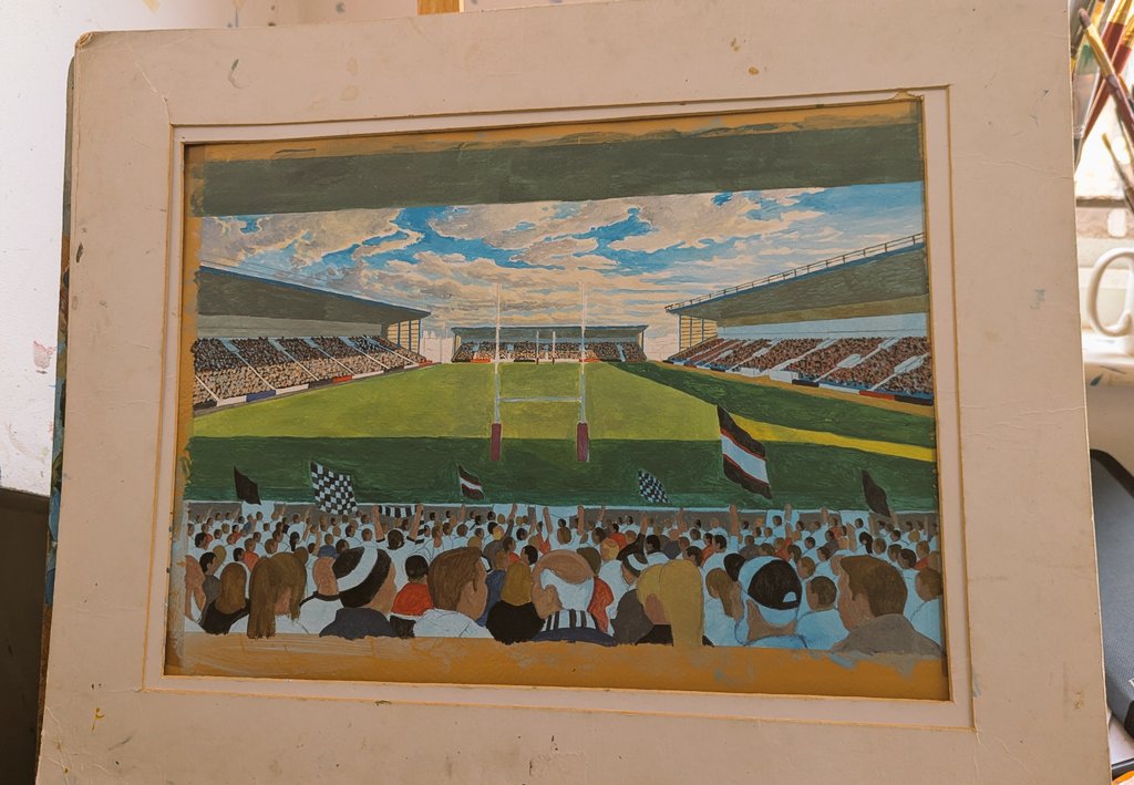 hi <a href="/John_V_Sharpe/">John Sharpe</a> <a href="/TrotTheEggIn/">Trot The Egg In</a> <a href="/Forty20magazine/">Forty20</a> <a href="/Forty20LIVE/">Forty20LIVE - Rugby League Podcasts & Videos</a> <a href="/POBtheViking/">POB</a> <a href="/Cornsey04/">Lewis Cornes⚫️⚪️</a> <a href="/Pat_Cluskey/">Pat Cluskey</a> <a href="/Ellkaizakell/">Elliot Wright</a> <a href="/VikingRod/">Rod Steele</a> <a href="/jubby1985/">Ian Jubb</a> today progress of my new painting of #widnesvikings #dcblstadium  prints available soon
RT's and follows appreciated