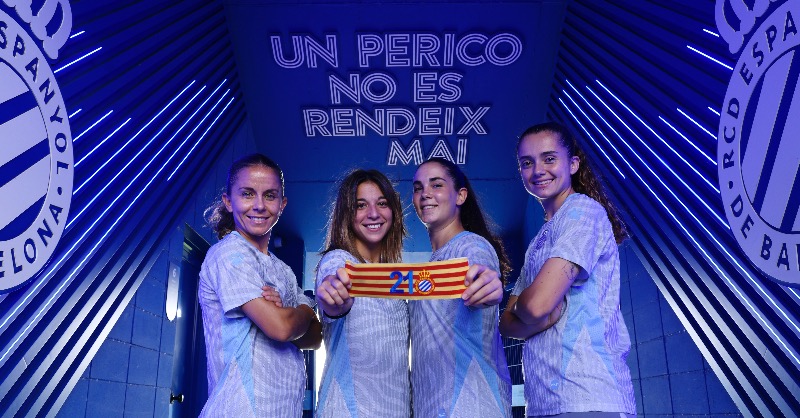 RCDEFemeni's tweet photo. ©️Les nostres capitanes per a la 2025/26! ⚪️🔵

1️⃣ Ainoa Campo
2️⃣ Judit Pablos
3️⃣ Paula Perea
4️⃣ Lucía Vallejo

#RCDEFem