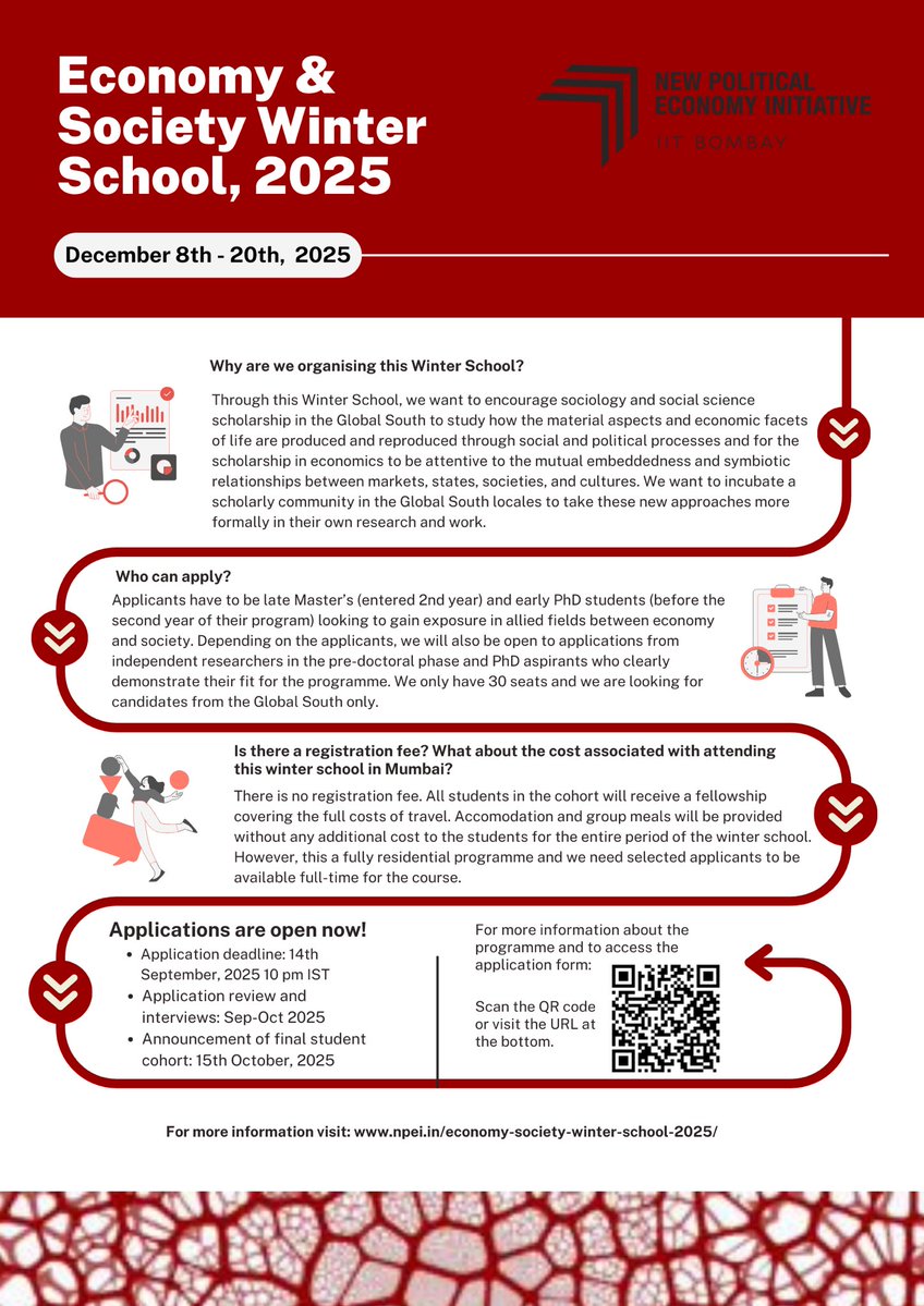 Rethinking Economics India (@rethinkecon_in) on Twitter photo Applications Open! Join the Economy & Society Winter School 2025
<a href="/DivDecEcon/">Diversifying and Decolonising Economics (D-Econ)</a> <a href="/TheWCEG/">The Working Class Economists Group</a> <a href="/SociologyDoing/">Doing Sociology</a> <a href="/SouthFeministas/">South Feminist Futures</a> <a href="/SadieCollective/">The Sadie Collective</a> <a href="/IEJ_SA/">Institute for Economic Justice</a> <a href="/how_women_work/">How Women Work!</a> <a href="/mmmgroenewald/">Michelle Groenewald</a> <a href="/berodsat/">Beatriz RodrÃguez Satizábal</a> <a href="/cacrisalves/">Carolina Alves</a> <a href="/SurbhiKesar/">Surbhi Kesar</a> <a href="/lyn_ossome/">Lyn Ossome</a> <a href="/KaKhanal/">Kalpana Khanal</a> <a href="/Liepollo9/">AfrikanOlogist (DPhil)</a> @rbalakra Applications Open! Join the Economy & Society Winter School 2025
<a href="/DivDecEcon/">Diversifying and Decolonising Economics (D-Econ)</a> <a href="/TheWCEG/">The Working Class Economists Group</a> <a href="/SociologyDoing/">Doing Sociology</a> <a href="/SouthFeministas/">South Feminist Futures</a> <a href="/SadieCollective/">The Sadie Collective</a> <a href="/IEJ_SA/">Institute for Economic Justice</a> <a href="/how_women_work/">How Women Work!</a> <a href="/mmmgroenewald/">Michelle Groenewald</a> <a href="/berodsat/">Beatriz RodrÃguez Satizábal</a> <a href="/cacrisalves/">Carolina Alves</a> <a href="/SurbhiKesar/">Surbhi Kesar</a> <a href="/lyn_ossome/">Lyn Ossome</a> <a href="/KaKhanal/">Kalpana Khanal</a> <a href="/Liepollo9/">AfrikanOlogist (DPhil)</a> @rbalakra