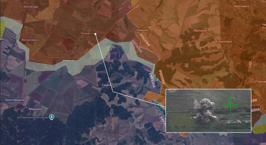 The War Action (@thewaraction) on Twitter photo 📣 Airstrikes targeted a Russian UAV command post in Loknia, Sumy region.
See the latest updates with us:<a href="/TheWarAction/">The War Action</a> ✅️ 📣 Airstrikes targeted a Russian UAV command post in Loknia, Sumy region.
See the latest updates with us:<a href="/TheWarAction/">The War Action</a> ✅️