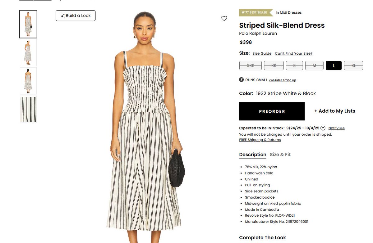 Decided to buyout all sizes of this dress and retire. Don't worry ladies, they'll be available soon enough.

I'm calling this my "Retirement Era".

I think <a href="/shannonjean/">Shannon Jean</a> would be proud of me. :)