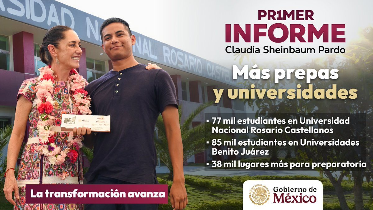 #LaTransformaciónAvanza
#PrimerInforme
