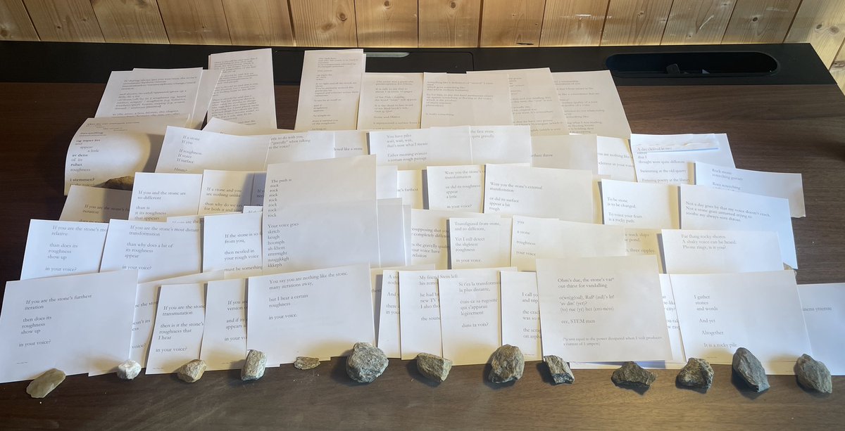 lmk if anyone’s interested in doing a chapbook with 57 translations of the same poem