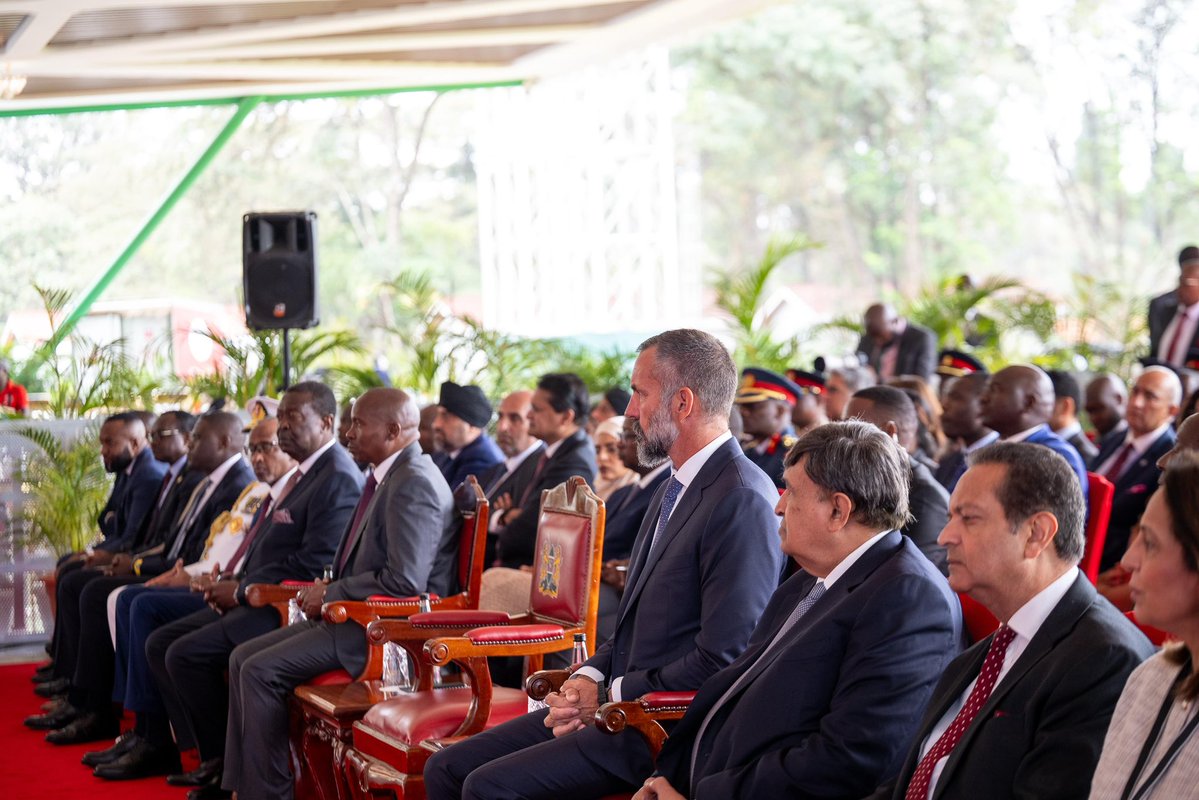 Hon. Aden Duale, EGH (@honadenduale) on Twitter photo Joined H.E. President <a href="/WilliamsRuto/">William Samoei Ruto, PhD</a> at State House, Nairobi, as he hosted His Highness Prince Rahim Al-Hussaini Aga Khan V.
We celebrated the strong partnership between Kenya and the Ismaili Imamat, which has transformed healthcare, education, environmental conservation and Joined H.E. President <a href="/WilliamsRuto/">William Samoei Ruto, PhD</a> at State House, Nairobi, as he hosted His Highness Prince Rahim Al-Hussaini Aga Khan V.
We celebrated the strong partnership between Kenya and the Ismaili Imamat, which has transformed healthcare, education, environmental conservation and