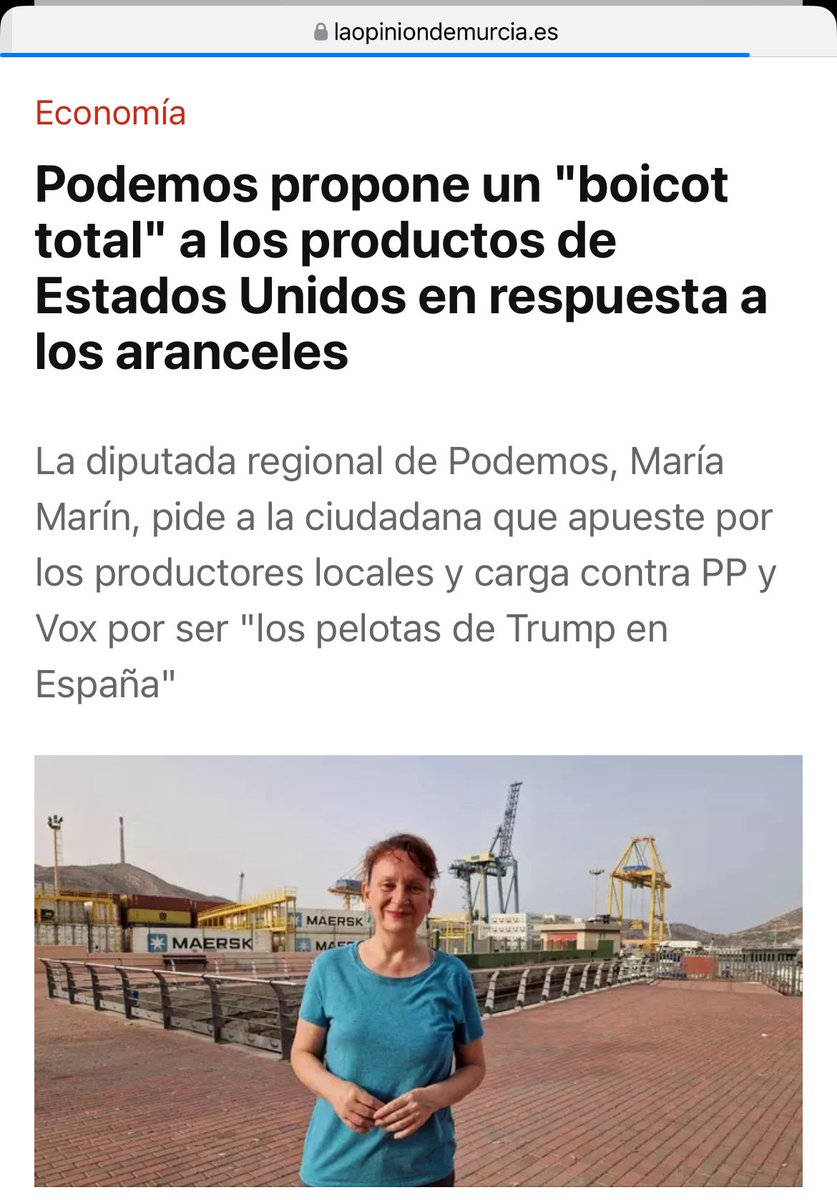 URGENTE ARANCELES‼️
El texto final del acuerdo comercial entre Trump y la UE no incluye ninguna excepción. Aranceles del 15% a todos los productos del campo español, mientras los productos estadounidenses tendrán trato preferente.
Con la complicidad de PP y de Vox, los mayordomos