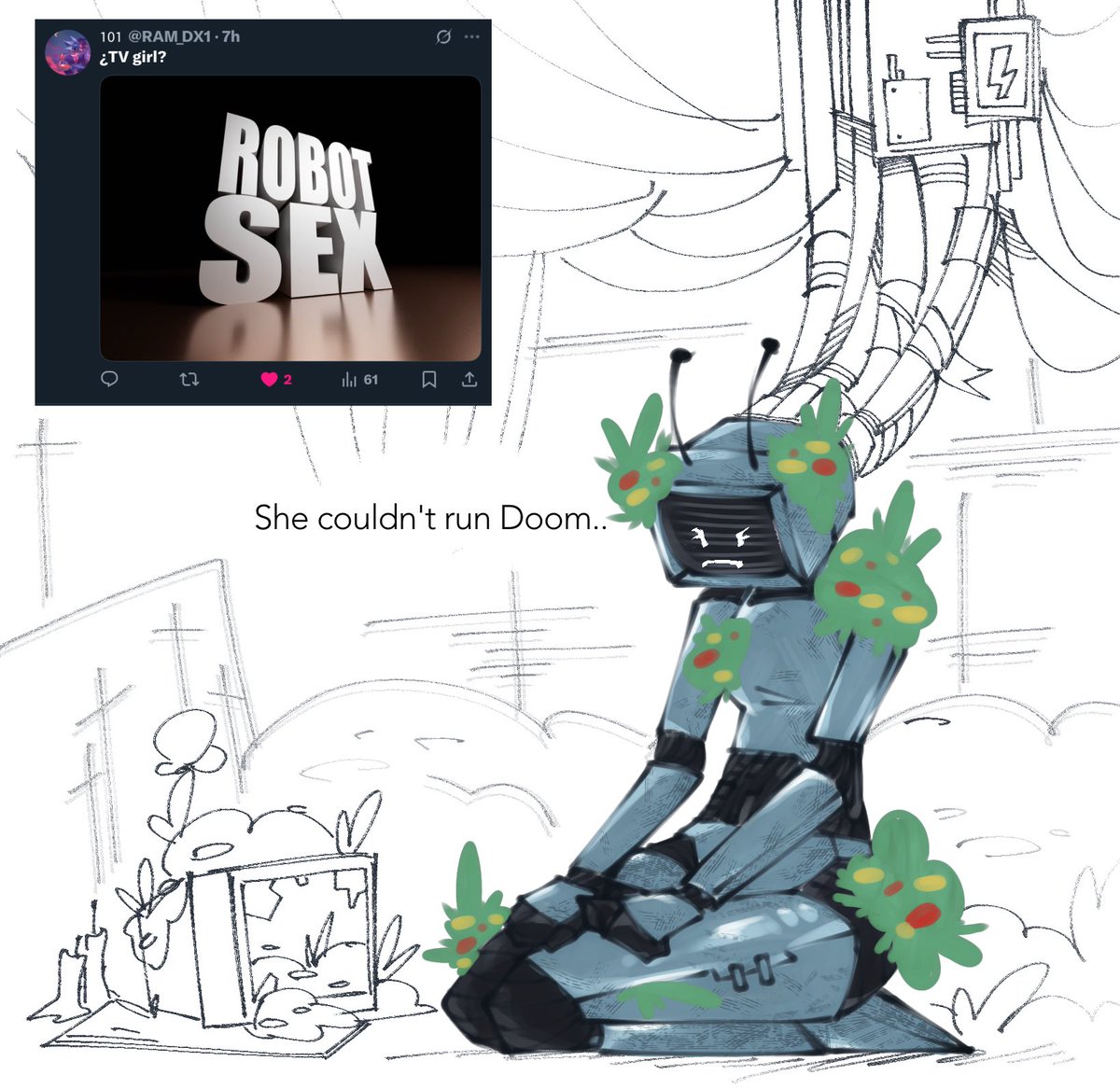 vicanderson🇻🇳🧀 (@cheesesenpaivn) on Twitter photo Haha moron can't run DOOM Haha moron can't run DOOM