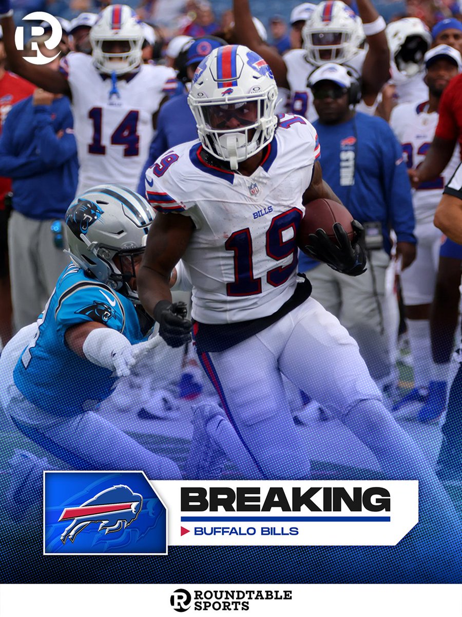 The #Bills have released WR KJ Hamler. #BillsMafia