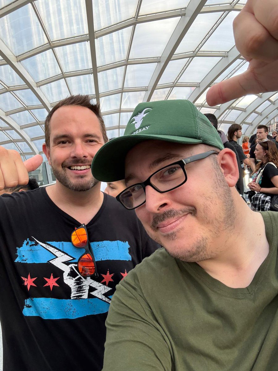 Daz (@dazchad) on Twitter photo Absolute pleasure to finally meet and hang out with <a href="/george_bass_uk/">George Bass</a> today at #WWEManchester ๐ค Absolute pleasure to finally meet and hang out with <a href="/george_bass_uk/">George Bass</a> today at #WWEManchester ๐ค