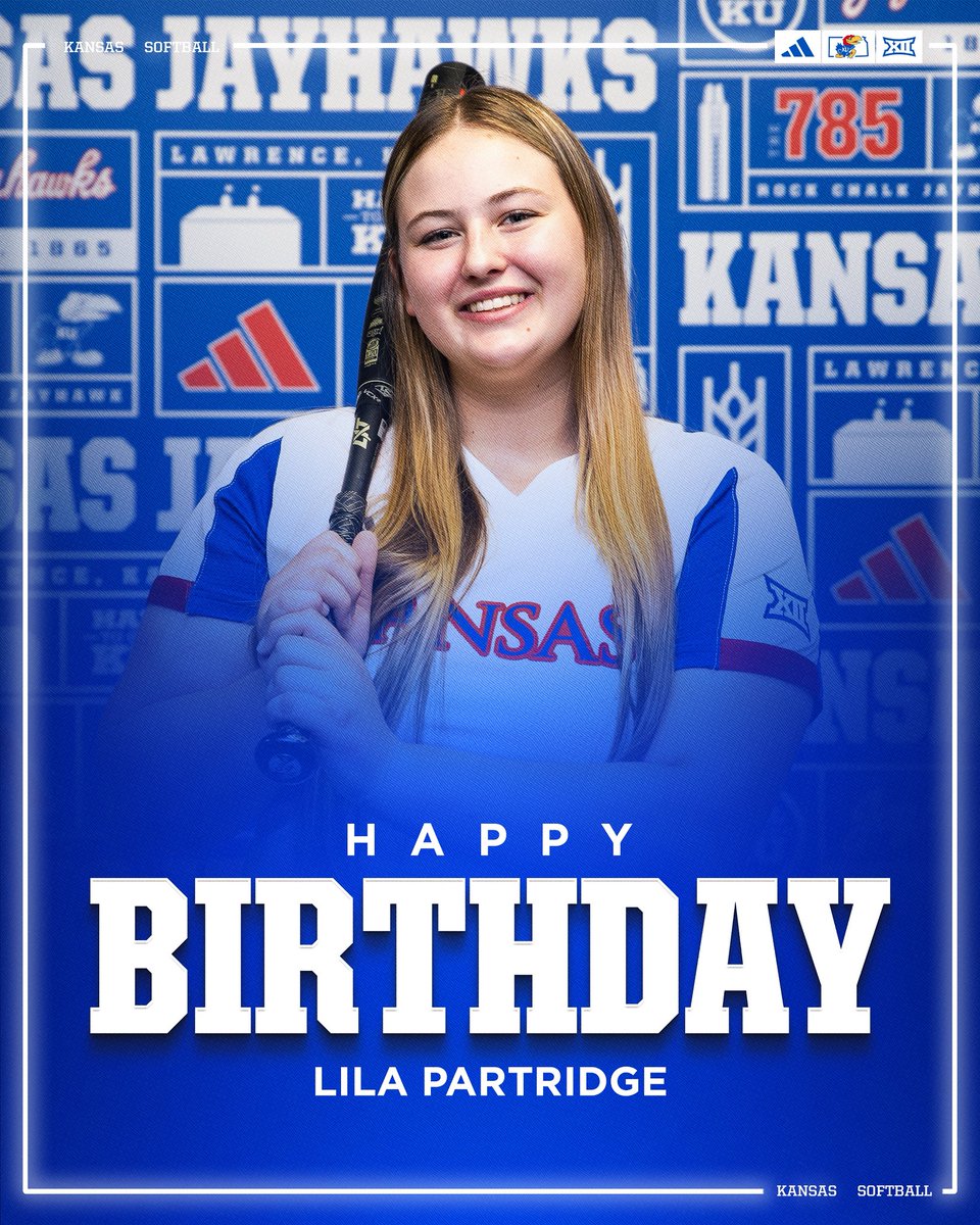 KUSoftball's tweet image. Happy Birthday Lila 🎉

#RockChalk