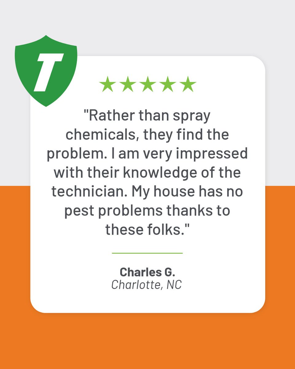 We are armed with pest knowledge. 🛡️ 
#trustterminix #charlottenc #pestcontrol #termites
