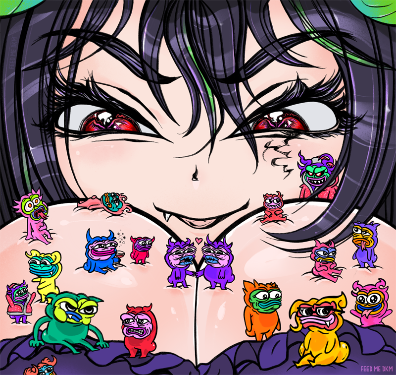 FeedMeDKM's tweet photo. I drew Vio and the new Sussy Gremlins! 

@viotubing 
#viotubing #vioart #vtubers 
🦋🐉 https://t.co/Ao1zETlyJ3