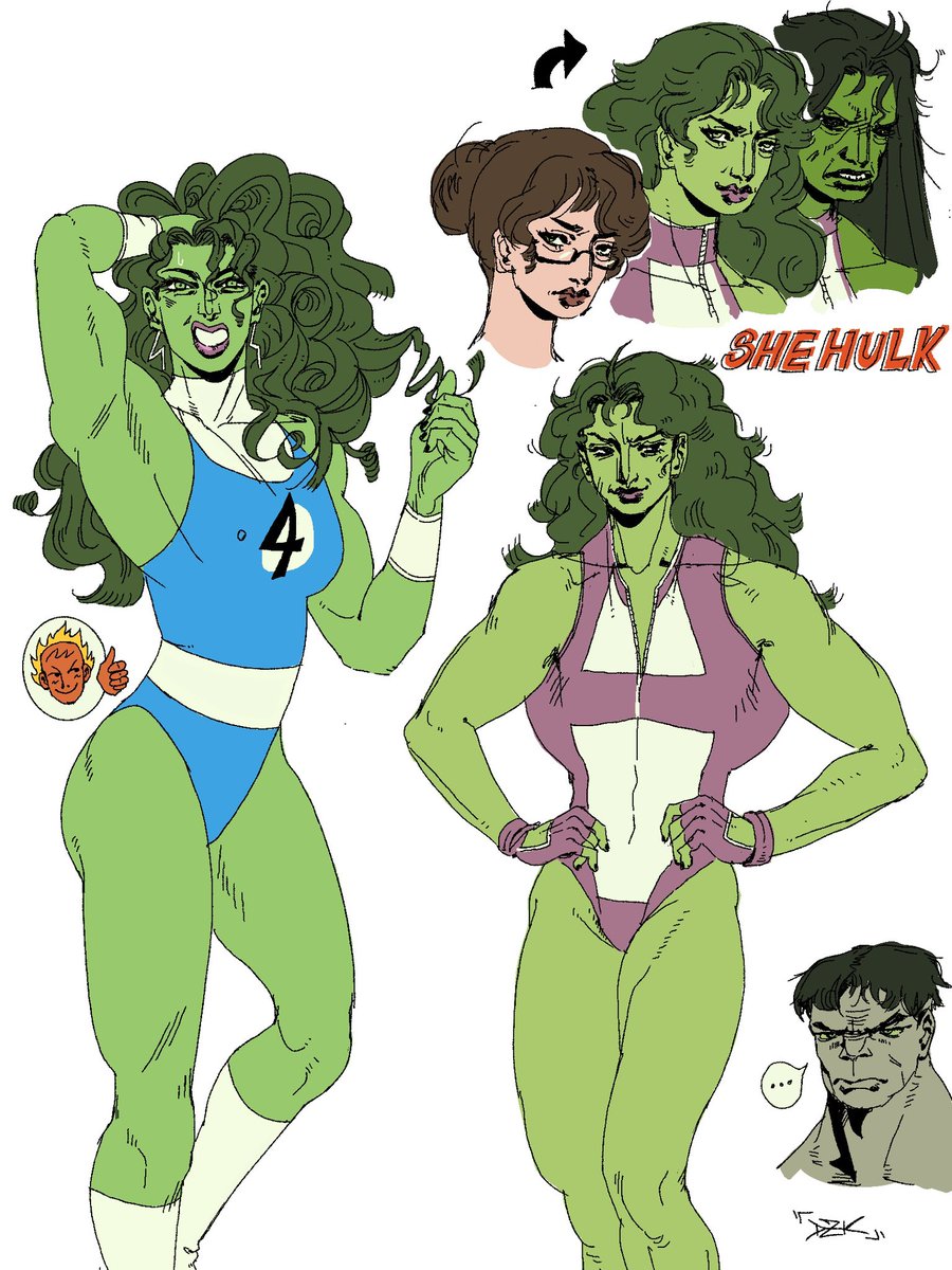 Small studies featuring Shehulk #marvel
