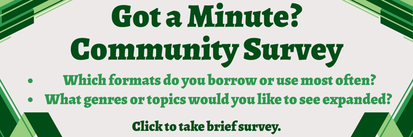 Got a minute? Take our last community survey and let us know about what you'd like to see from our adult collection!
forms.office.com/r/wSCQitBx7q