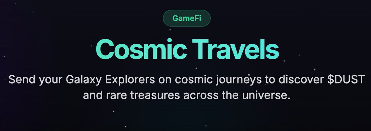 Vortex Foundation (@vortexfdn) on Twitter photo Soon you’ll be able to send your Galaxy Explorers on Cosmic Travels: missions with risk, duration & reward. 🌀
Stake your NFTs to earn tokens, log journeys across the cosmos, and shape their identity in a system built on exploration, commitment, and strategic foresight. 🚀 Soon you’ll be able to send your Galaxy Explorers on Cosmic Travels: missions with risk, duration & reward. 🌀
Stake your NFTs to earn tokens, log journeys across the cosmos, and shape their identity in a system built on exploration, commitment, and strategic foresight. 🚀